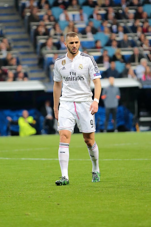 Ballon d'Or 2023 Karim Benzema on pitch