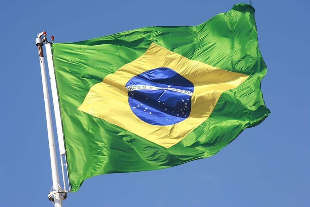 Brazil flag - the inspiration for Brazil jersey 