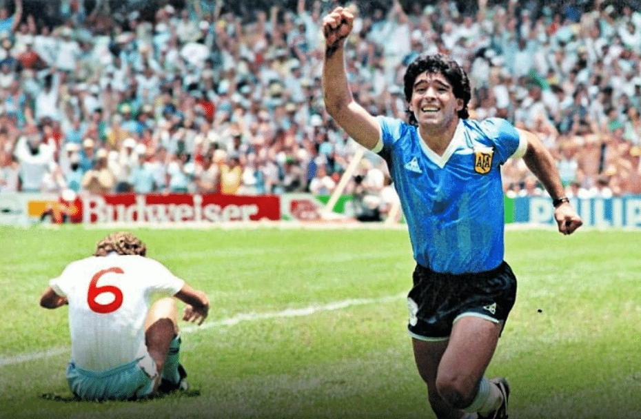 Argentina jersey - Maradona "hand of God" goal celebration