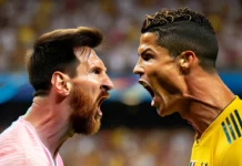 Cristiano Ronaldo Al Nassr against Messi Inter Miami