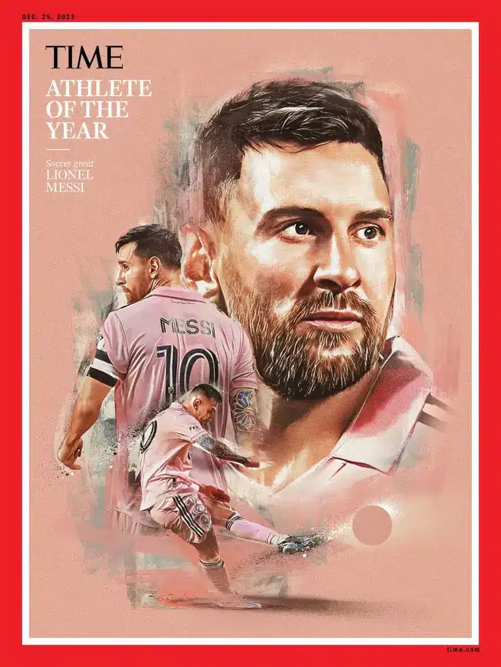 messi inter miami: time athlete of the year